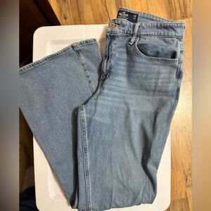 Hollister High-Rise Vintage Flare Jeans - Light Blue